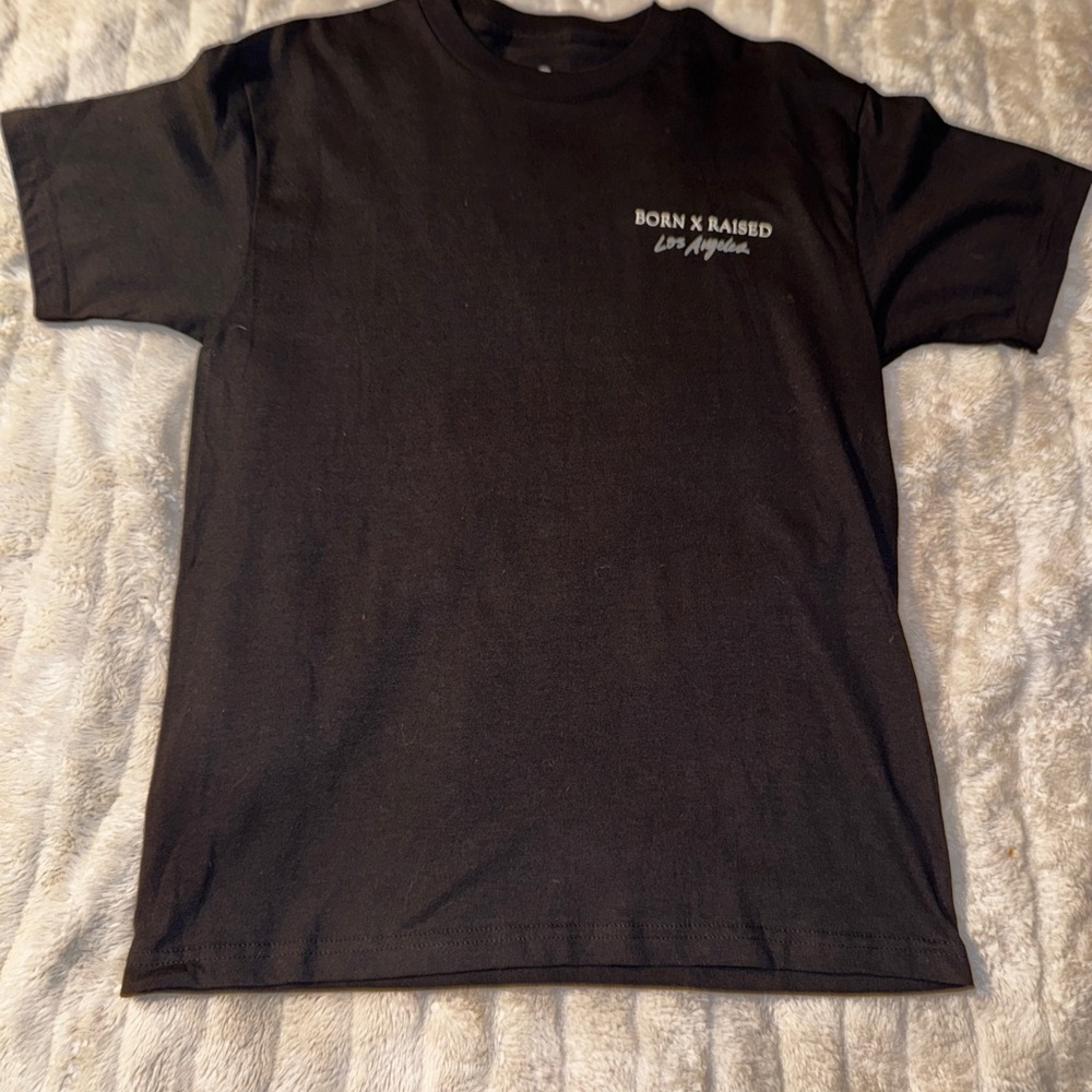 BORN X RAISED Black Short Sleeve Tee